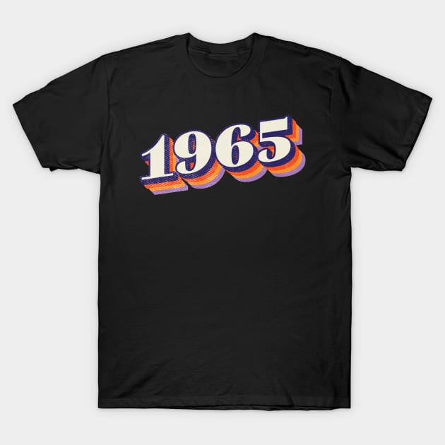 1965 Birthday Year T-Shirt by Vin Zzep